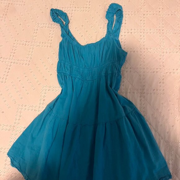 Women's Blue Dress - Picture 2 of 3